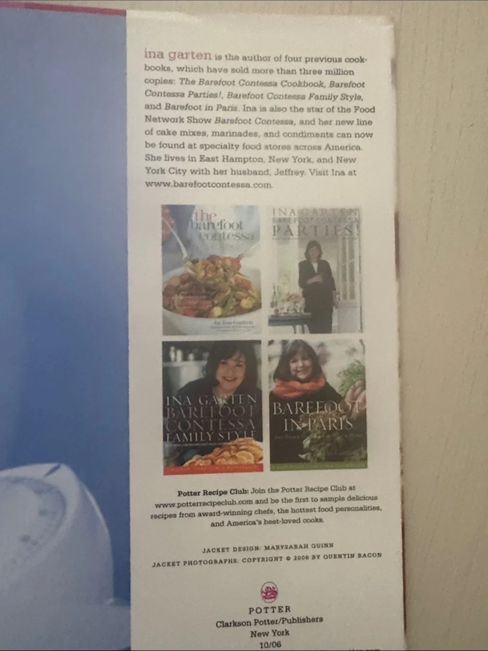 Barefoot contessa at home by Ina Garten cookbook-like new condition